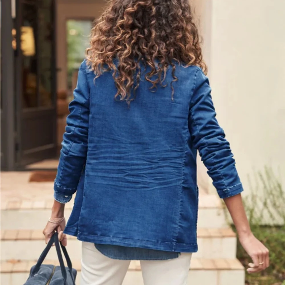 Frank & Eileen Blue Jean Jacket Classic Fit - Picture 2 of 6